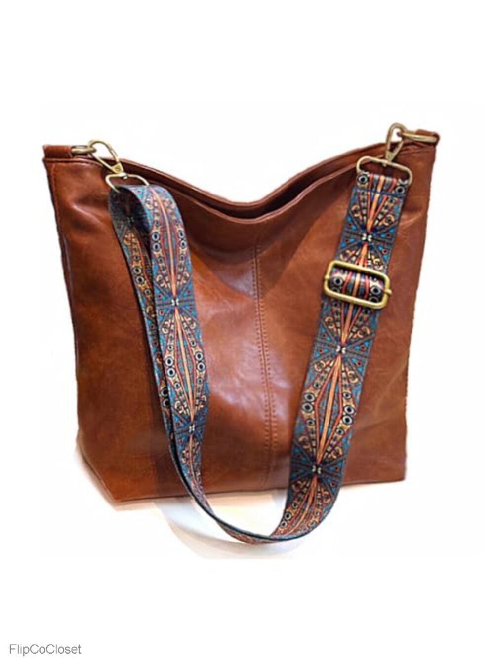 Vegan Leather Hobo Bag Crossbody Shoulder Purse